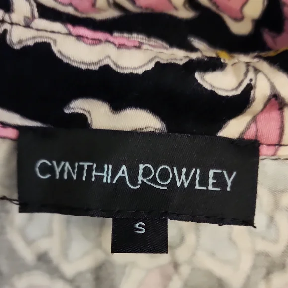Cynthia Rowley Vibrant Floral Crop Top - Picture 2 of 5